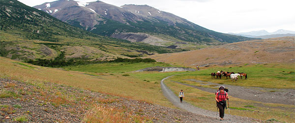 A caminho do Refúgio Los Cuernos - Circuito W, Torres del Paine, Chile - Foto: Amandina Morbeck.
