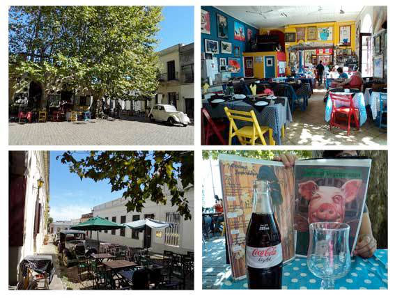 O Restaurante El Drugstore, em Colonia del Sacramento, Uruguai, é uma delícia - Fotos: Amandina Morbeck.