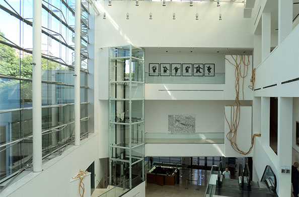 Interior do MALBA em Buenos Aires, Argentina - Foto: Amandina Morbeck.