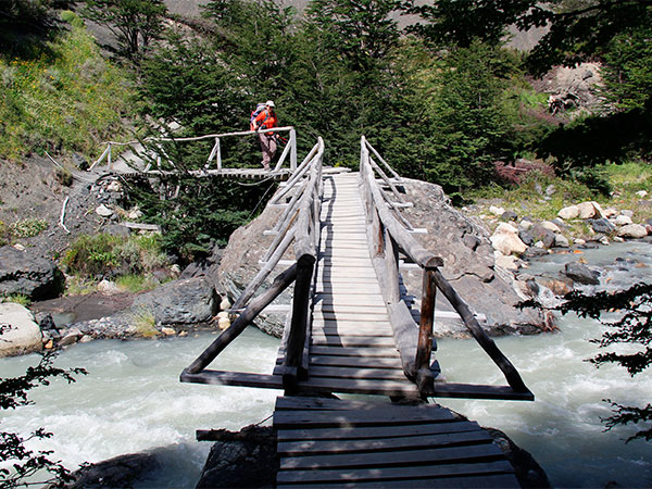 Chegando ao Refúgio El Chileno - Circuito W, Torres del Paine, Chile - Foto: Amandina Morbeck.
