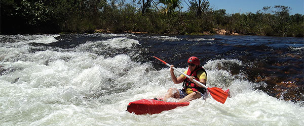 Canoagem no Rio Novo - Foto: Mauro.