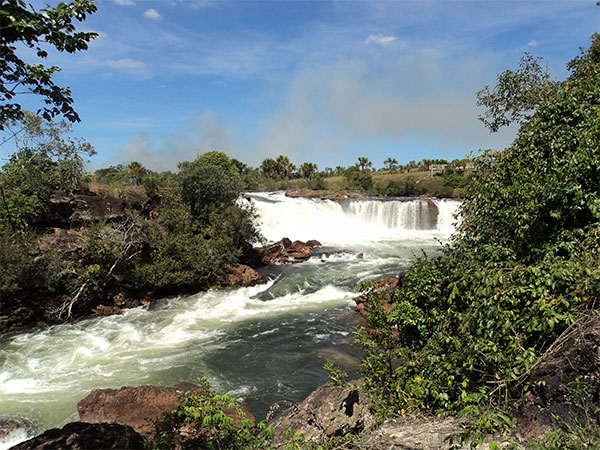A Cachoeira da Velha, Jalapão,de outro ângulo - Foto: Amandina Morbeck.