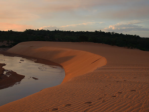 Dunas do Jalapão ao por do sol - Foto: Amandina Morbeck.
