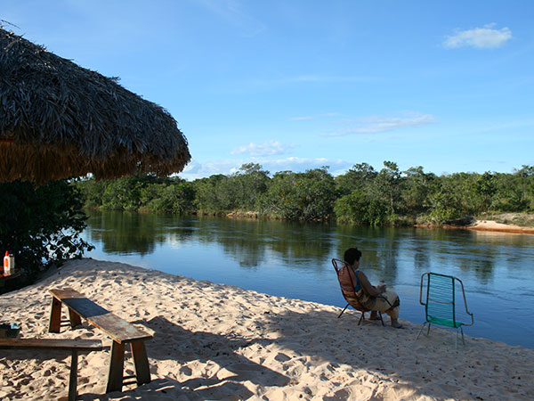 A qualquer hora esse Rio Novo é lindo - Foto: Amandina Morbeck.