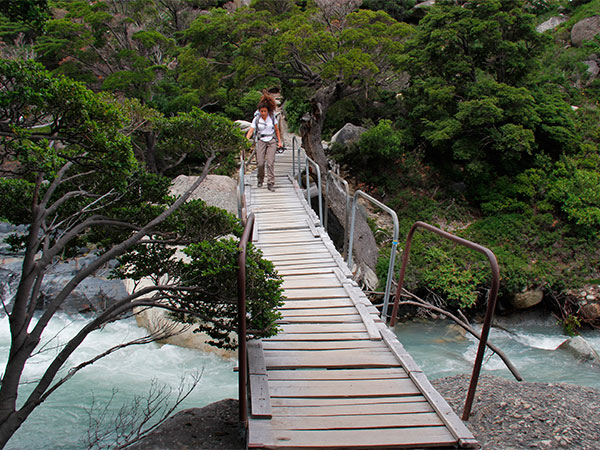 Chegando ao Refúgio Los Cuernos - Circuito W, Torres del Paine, Chile - Foto: Amandina Morbeck.