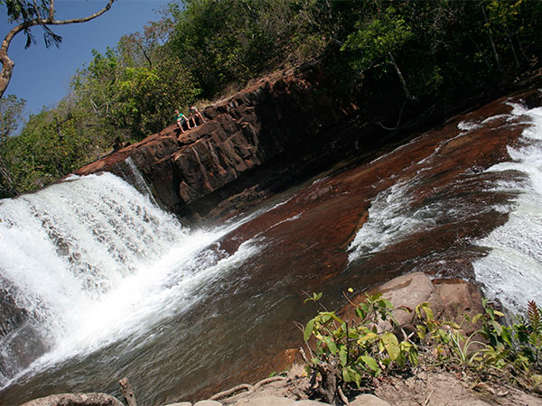Cachoeira da Martinha, que conheci em 2009 - Chapada dos Guimarães, Mato Grosso - www.viajandocomaman.com.br - Foto: Amandina Morbeck.