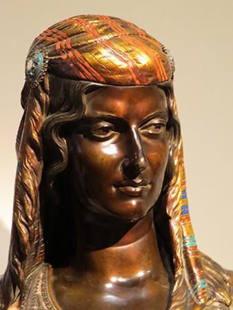 Mais uma bela obra no Met: The Jewish Woman of Algiers, de Charles Cordier - Foto: Amandina Morbeck.