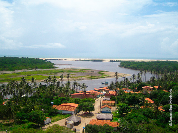 Vista do alto do Farol de Mandacaru - De Atinas a Barreirinhas nos Lençóis Maranhenses - Foto: Amandina Morbeck.