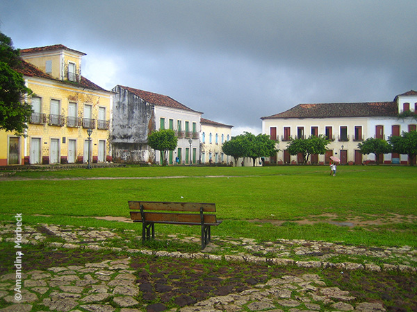 Praça da Matriz em Alcântara, Maranhão - Foto: Amandina Morbeck.