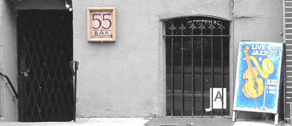 Fachada do Bar 55, Manhattan - Foto: Amandina Morbeck.