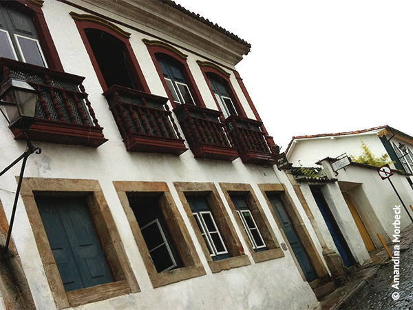 Fachada do Pouso do Chico Rei, onde Bishop costumava encontrar sua melhor amiga na época - Foto: Amandina Morbeck.