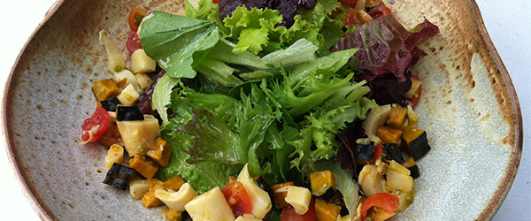 Salada do Restaurante Rosa Madeira - Foto: Amandina Morbeck.