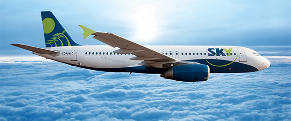 A chilena Sky Airline chega ao Brasil.