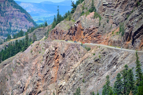 Loneliest Road - A bela Million Dollar Highway, de Silverton a Ouray, Colorado - Foto: Reprodução/The Roaming Boomers.