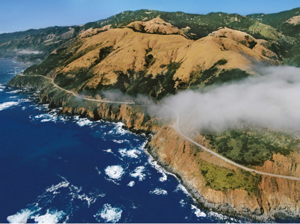Na Pacific Coast - Big Sur, uma rodovia quase no oceano - Foto: Reprodução/Im9.eu.
