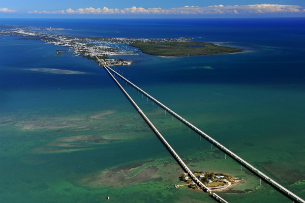 Atlantic Coast - Seven Mile Bridge, Key West, Flórida - Foto: Reprodução/Rob O'Neil.