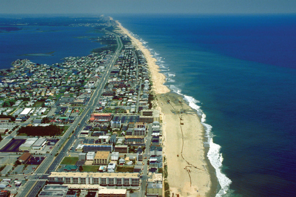 Atlantic Coast - Ocean City em Maryland - Foto: Reprodução/US Army Corps of Engineers.