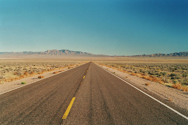 Rota Border to Border - SR-375 ou Extraterrestrial Highway, Nevada - Foto: Reprodução/Wikipedia.