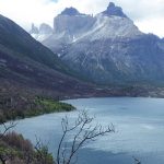 Lago Skottsber e o maciço ao fundo - Torres del Paine, Chile - Foto: Amandina Morbeck.