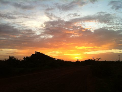 Pôr do sol em São Miguel do Gostoso