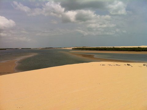 Dunas e praia entre São Miguel do Gostoso e Galhinhos