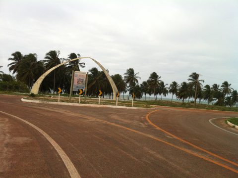 Marco no início da BR-101