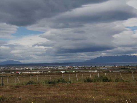 Puerto Natales a distância