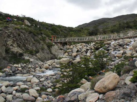 Rio de degelo, Torres del Paine