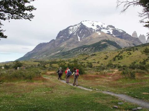 Os primeiros passos no Circuito W, Torres del Paine, a partir do Refúgio Torres Central