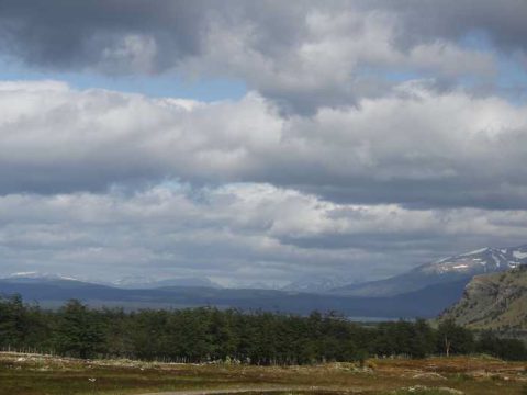 Montanhas da Cordilheira dos Andes