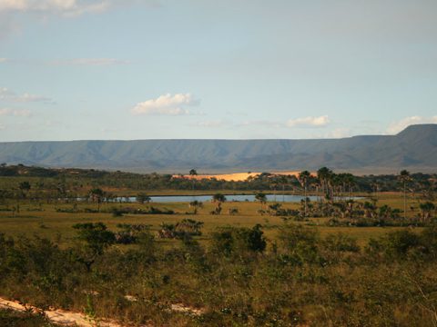 Dunas vistas a distância