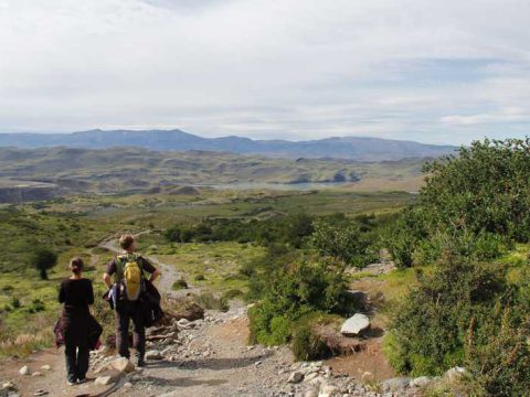 Tempinho para admirar a paisagem em Torres del Paine