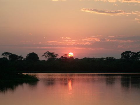 Rio Claro ao amanhecer