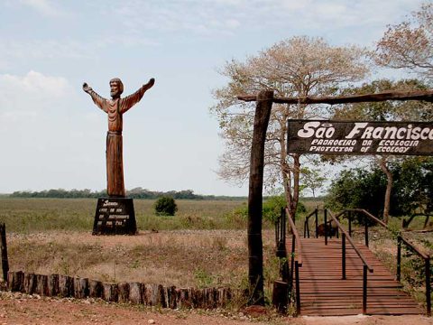 Homenagem a São Francisco na Transpantaneira