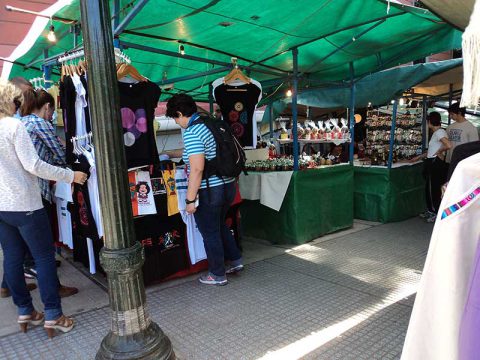 Feira na Recoleta