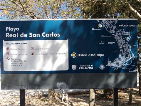Praia às margens do Rio da Prata