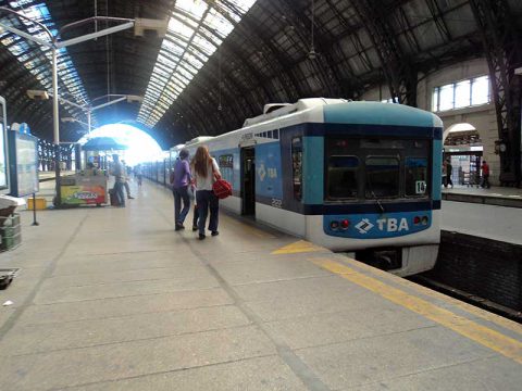 Estação de trem em Buenos Aires