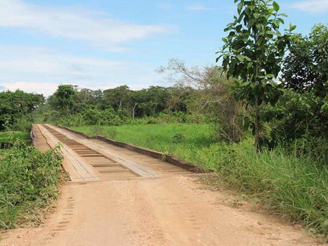 A ponte mais longa da Transpantaneira