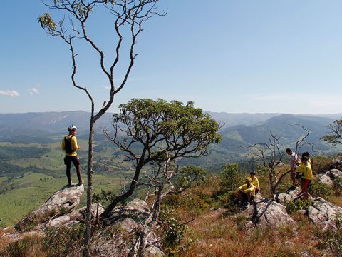 Bikers no Caminho dos Diamantes/Vale onde fica Tapera
