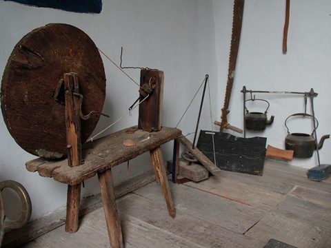 Detalhe do museu Fernando Toco em Cocais
