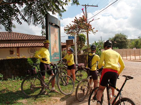 A Estrada Real é bem sinalizada