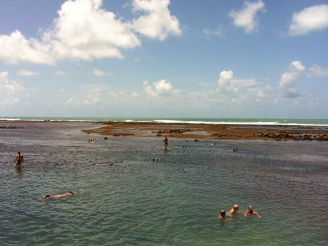 Piscinas naturais em Pirangi