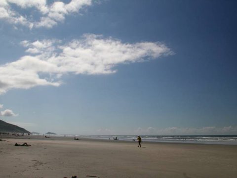 Tranquilidade nessa praiona