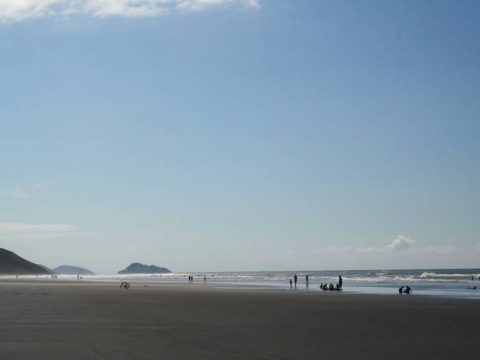 Tranquilidade nessa praiona