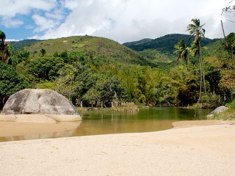 Na Praia do Jabaquara
